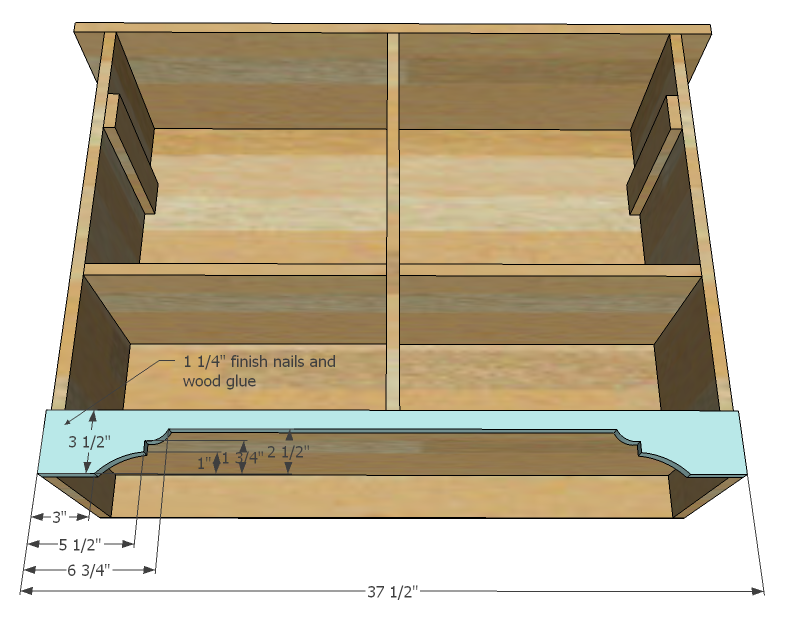 Cindy Wood Console Table with Drawers — step 7