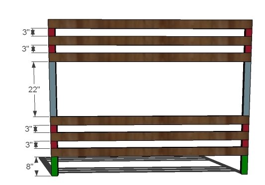 Classic Bunk Beds — step 3