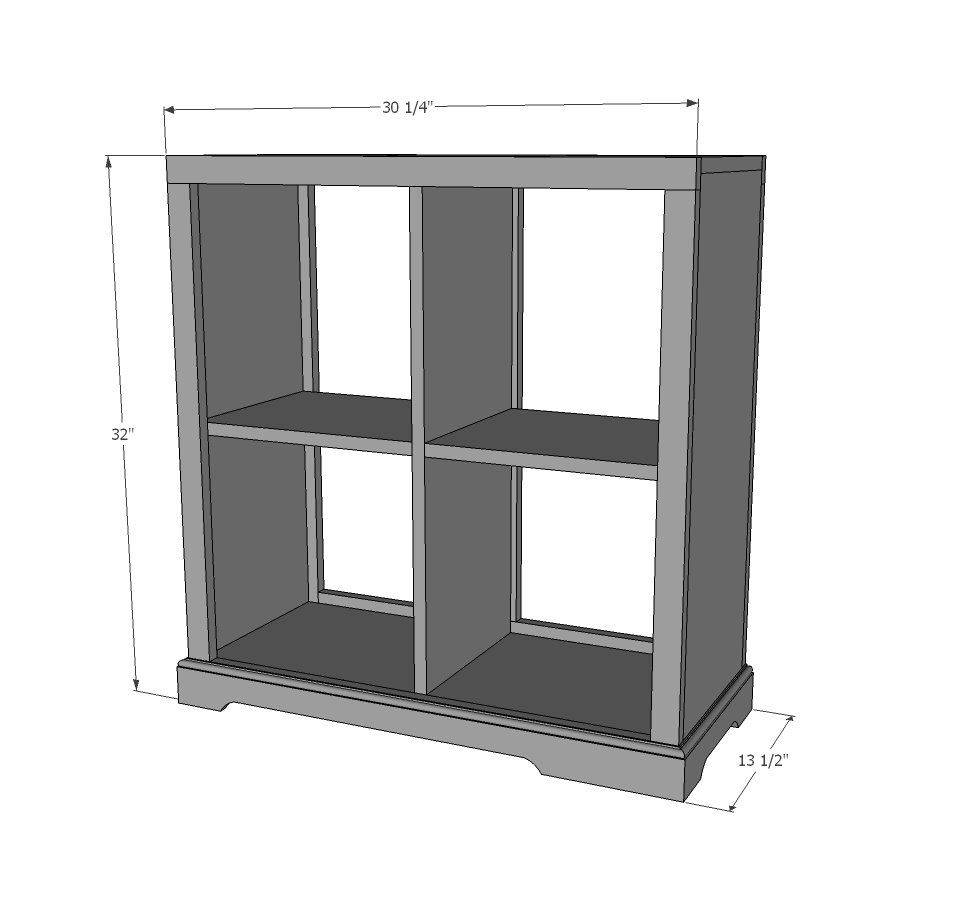 Classic Cubby Series dimension diagram 1