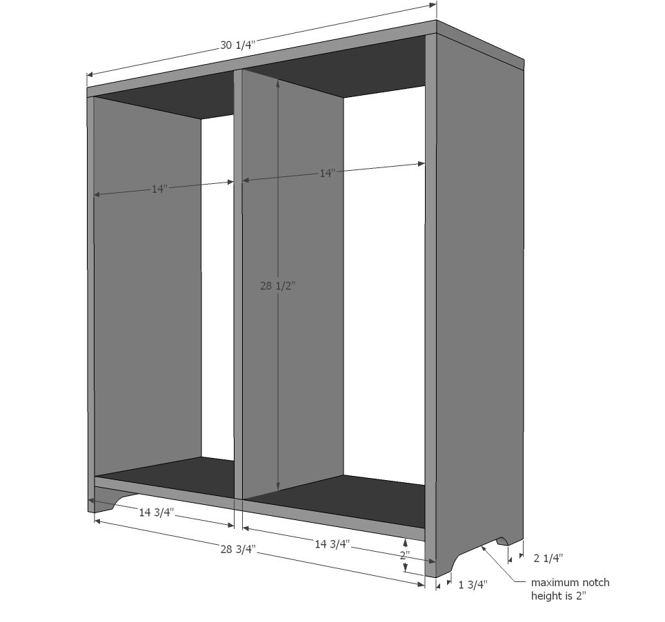 Classic Cubby Series — step 1