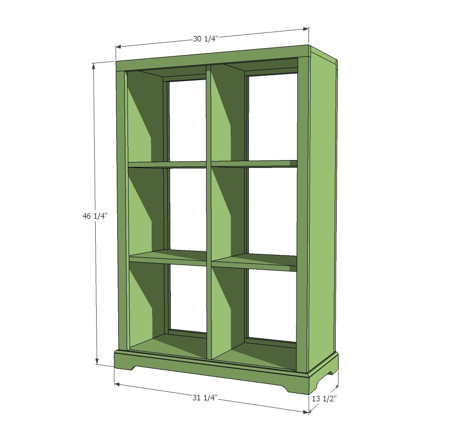 Classic Cubby Series dimension diagram 1