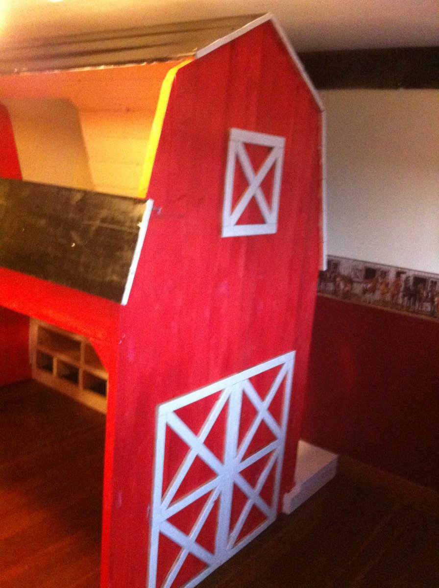 Classic Red Barn Bunk Bed — step 9