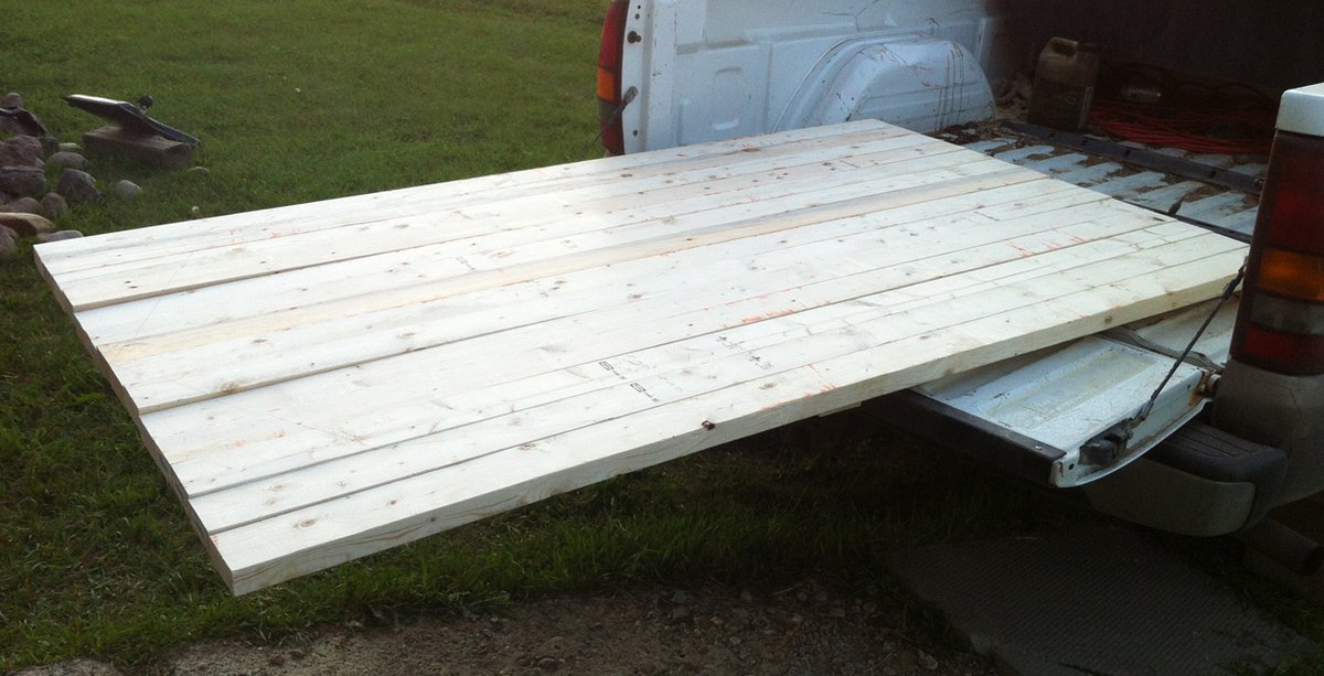 Classic Red Barn Bunk Bed — step 1