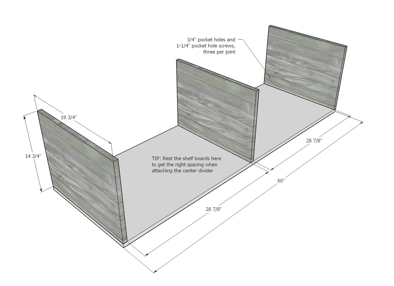 Classic Storage Bed (Queen) — step 1