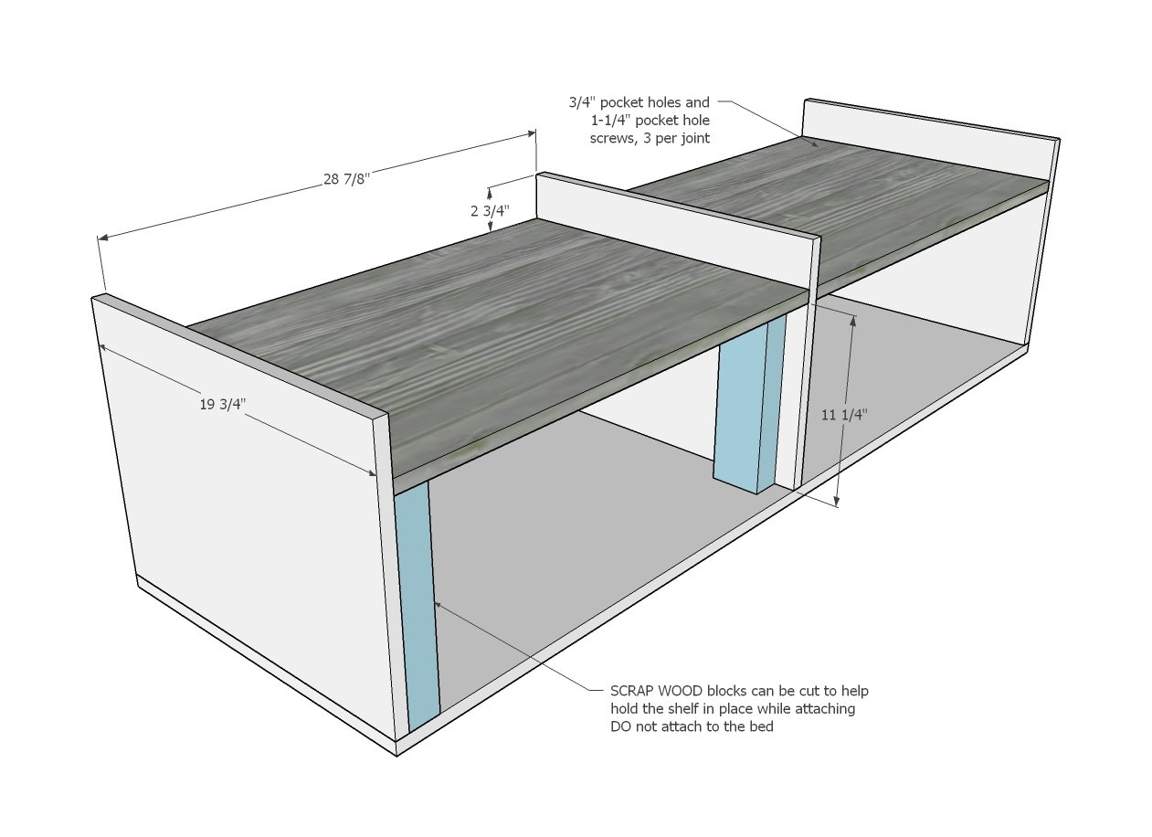 Classic Storage Bed (Queen) — step 2