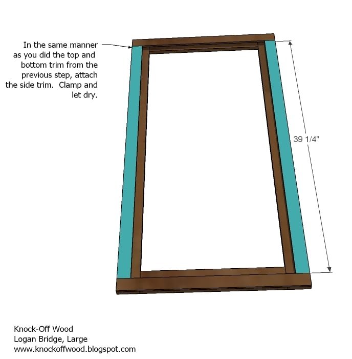 Classic Storage Wall Glass Hutch Doors — step 3