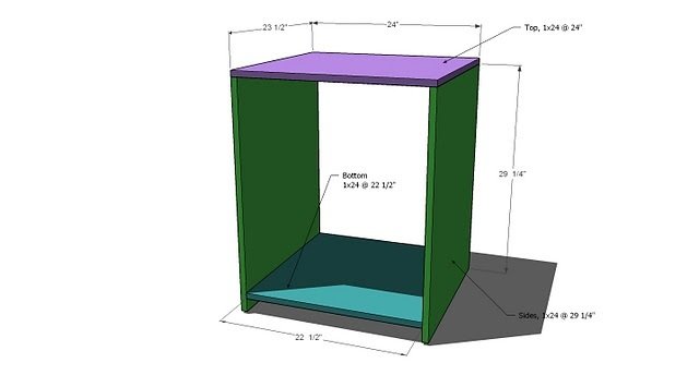 Classic Storage Wall Side Base Units — step 1