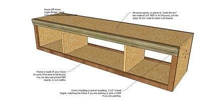 Classic Storage Wall System Bridge — step 1