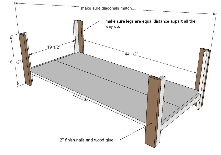 Classic Wood Coffee Table with Two Drawers and Shelf — step 3