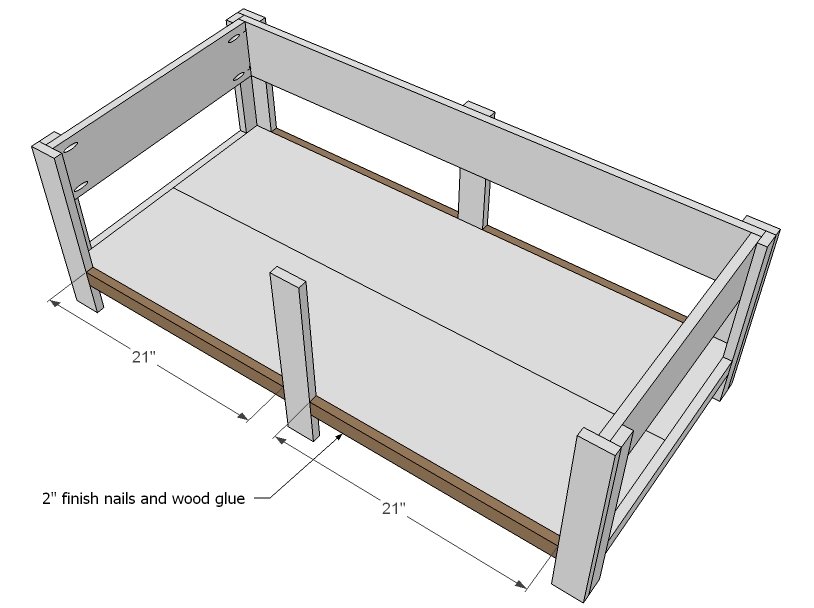 Classic Wood Coffee Table with Two Drawers and Shelf — step 7