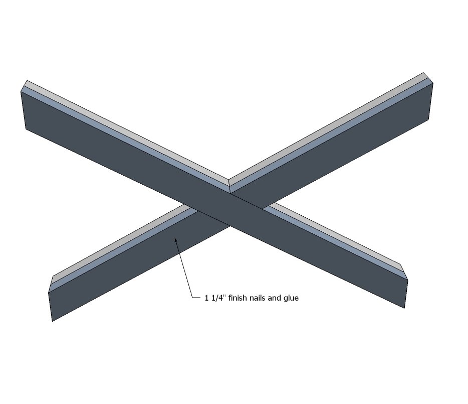Classic X-Back Loveseat Sectional Add-On — step 3