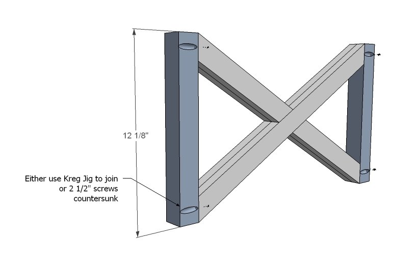 Classic X-Back Sofa or Sectional with Cushions — step 3