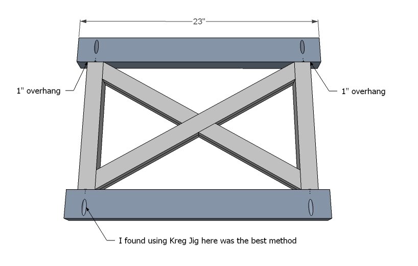 Classic X-Back Sofa or Sectional with Cushions — step 4