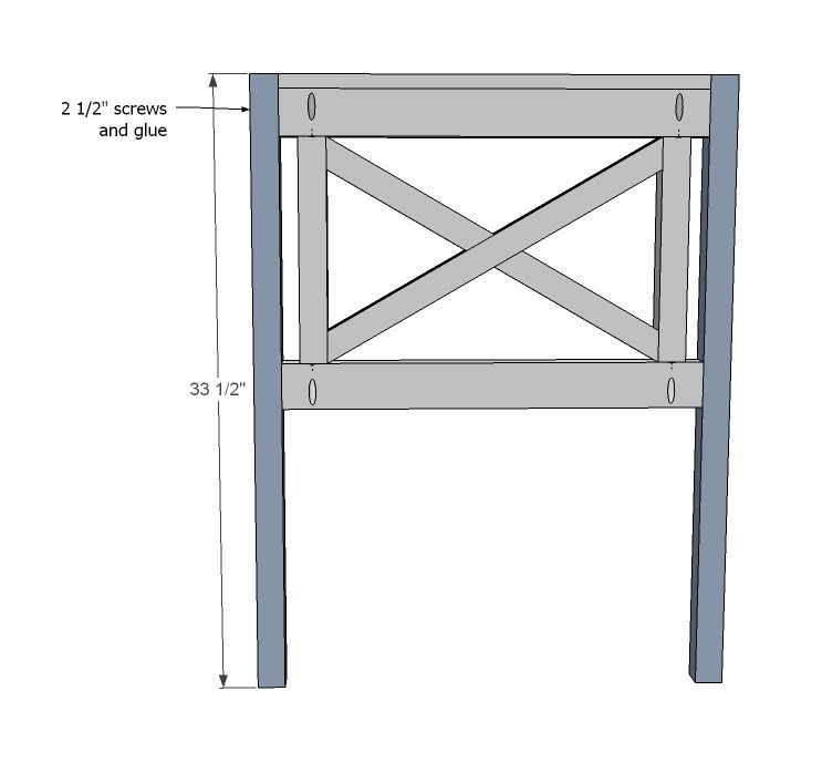 Classic X-Back Sofa or Sectional with Cushions — step 6