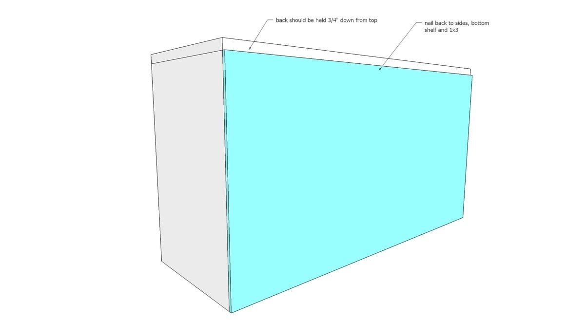 Closet Mudroom Bench with Hinge Up Boot Storage Compartment — step 3