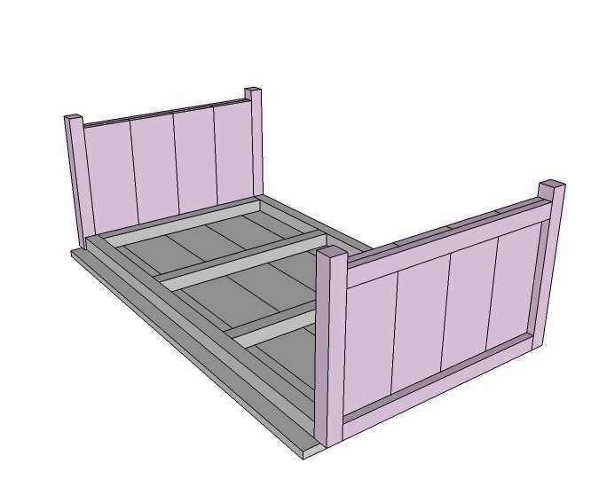 Coffee Table with Trundle Toy Box — step 5