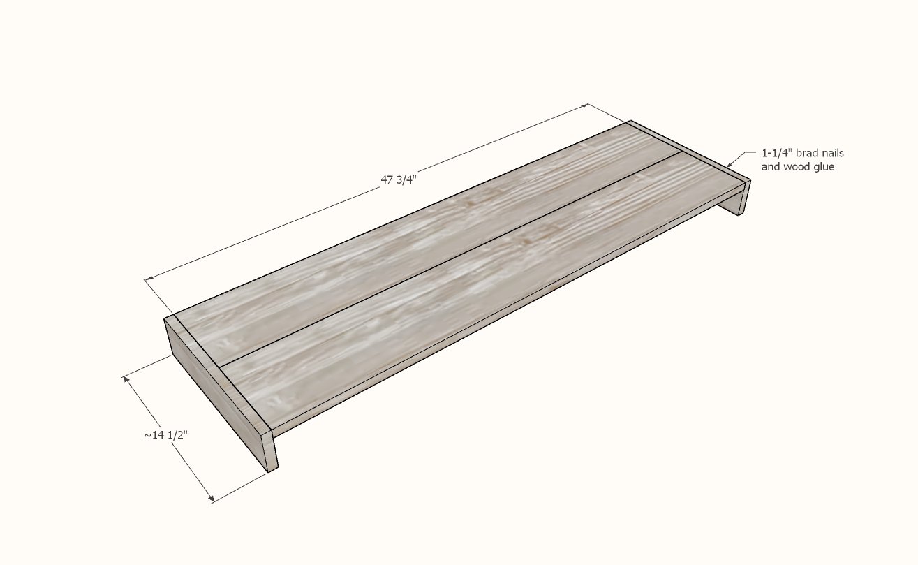 Console Table [Modern Farmhouse Collection] — step 1