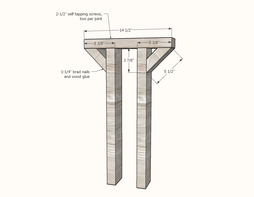 Console Table [Modern Farmhouse Collection] — step 3