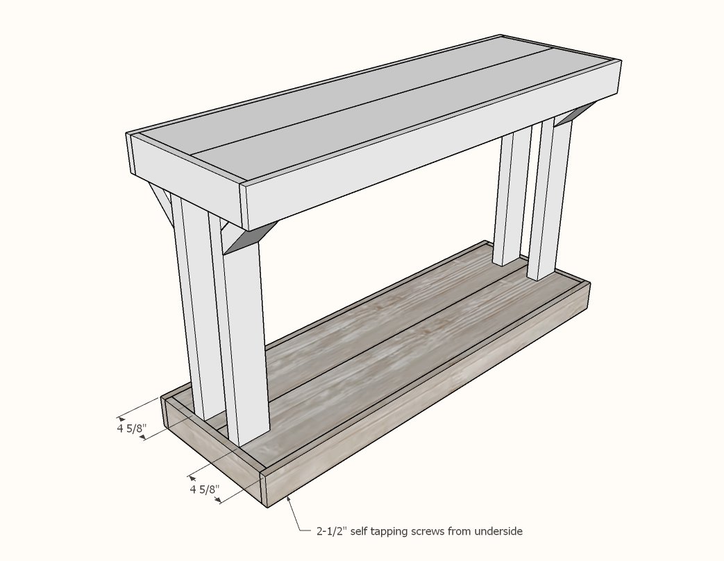 Console Table [Modern Farmhouse Collection] — step 5