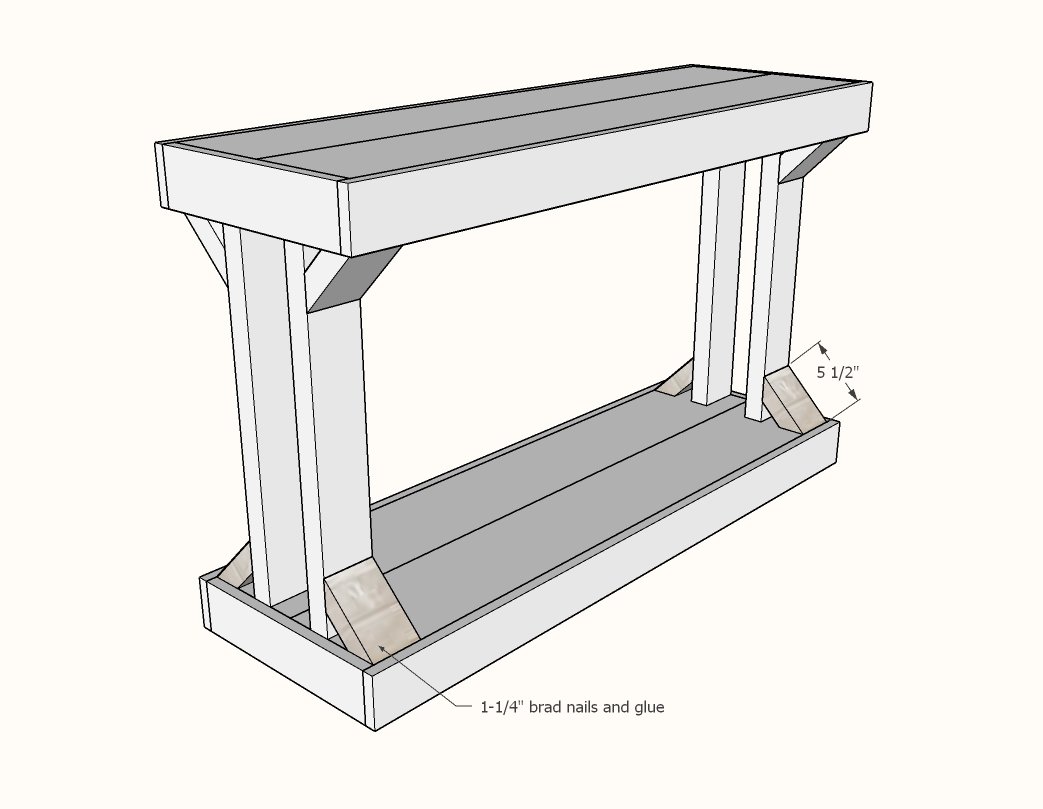 Console Table [Modern Farmhouse Collection] — step 6