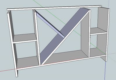 Console Table with Wine Grid — step 5