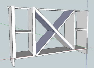 Console Table with Wine Grid — step 7