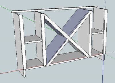 Console Table with Wine Grid — step 8