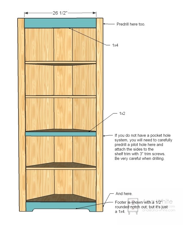 Corner Cupboard — step 5