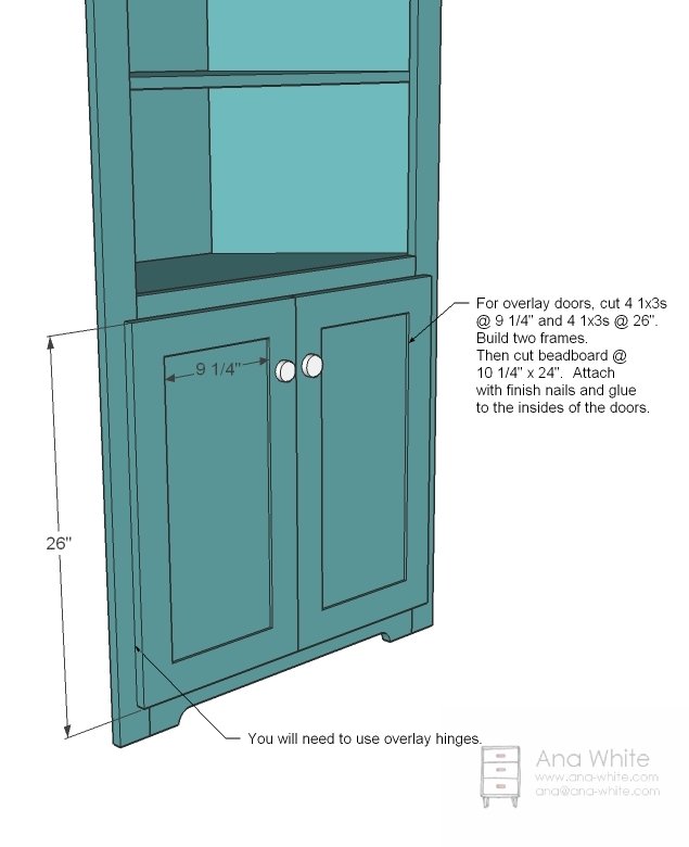 Corner Cupboard — step 8