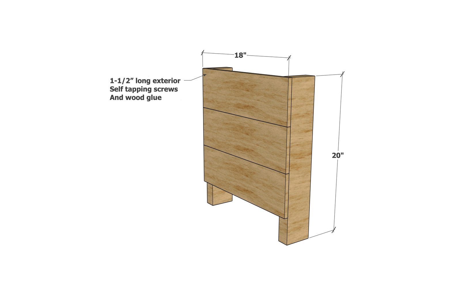 Corrugated Metal Raised Planter — step 1