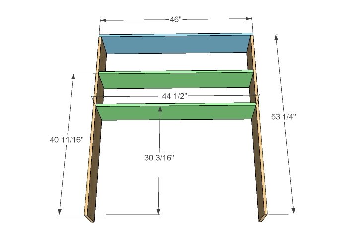 Cottage Hutch for the Cottage Media Console — step 1