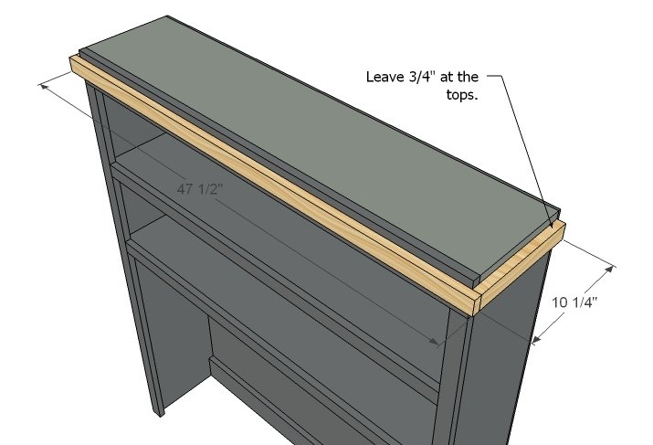 Cottage Hutch for the Cottage Media Console — step 6