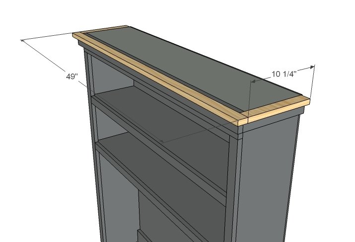 Cottage Hutch for the Cottage Media Console — step 7