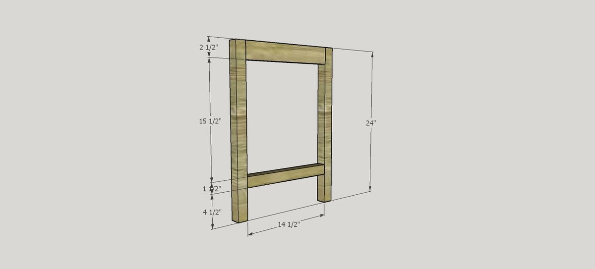 Counter Height Bar Stool — step 1