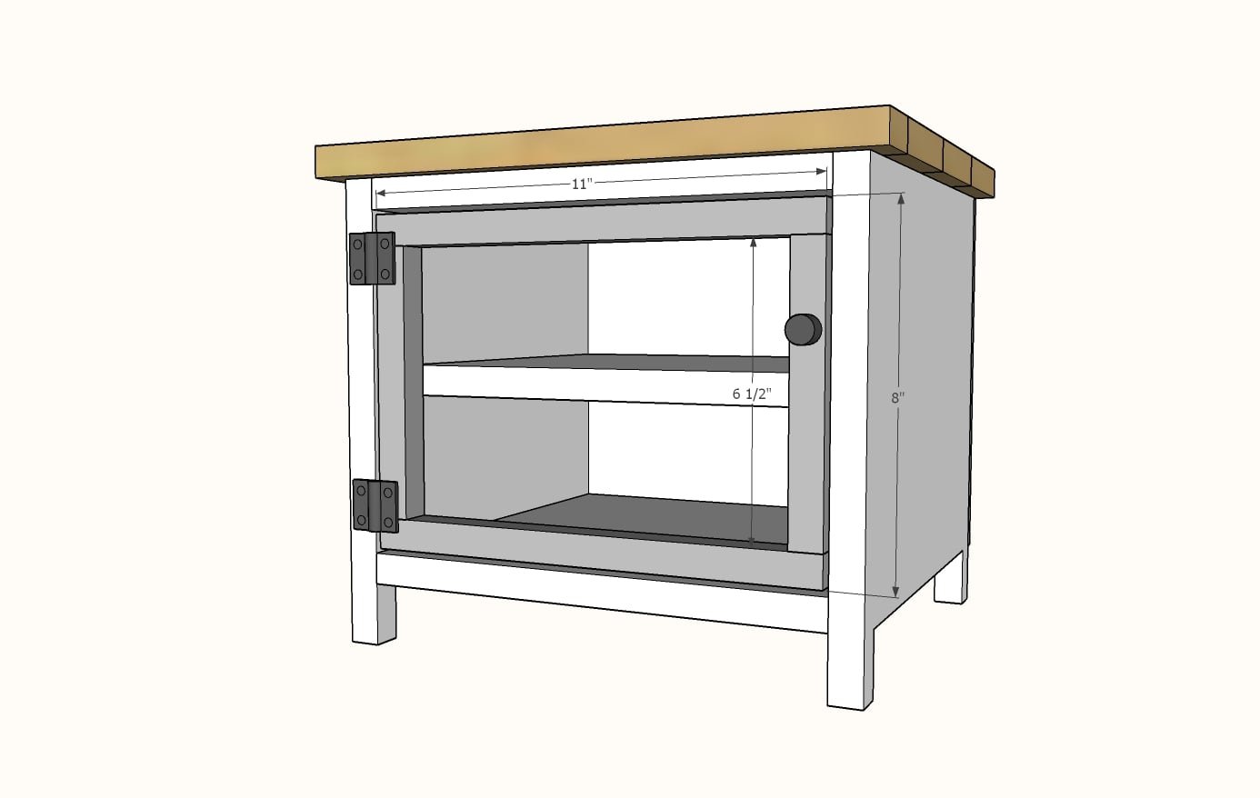 Countertop Pie Safe — step 5