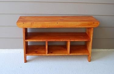 Country Shoe Bench