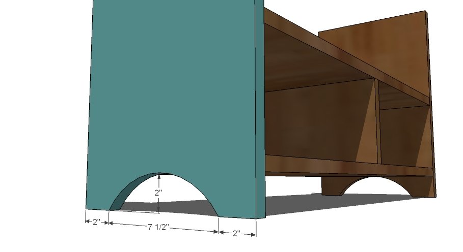 Country Shoe Bench — step 3