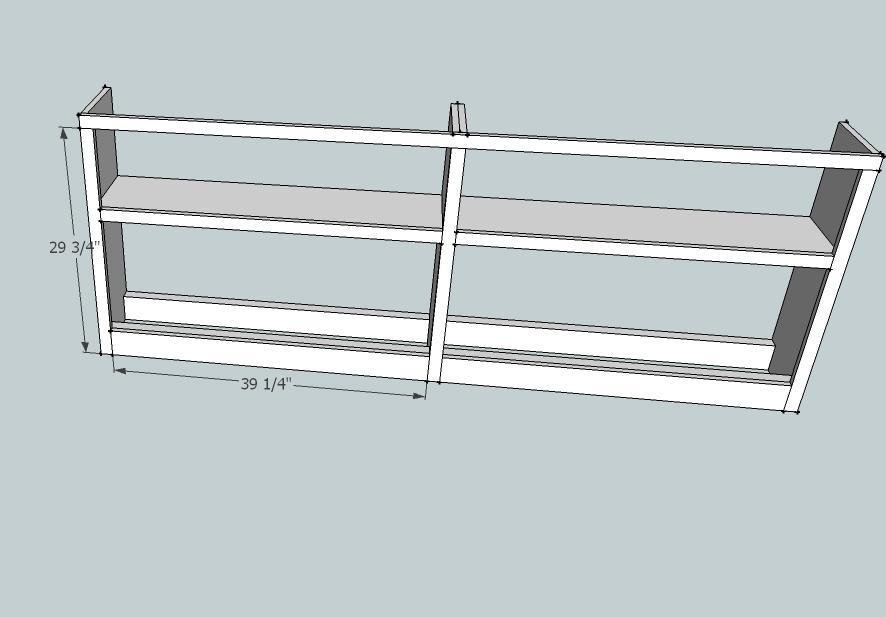 Cozy Corner Twin Bed Collection...WIDE BOOKCASE UNIT — step 3