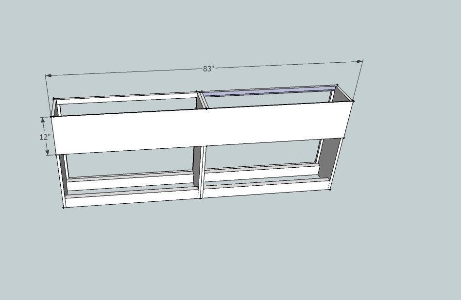 Cozy Corner Twin Bed Collection...WIDE BOOKCASE UNIT — step 4