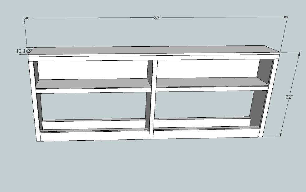 Cozy Corner Twin Bed Collection...WIDE BOOKCASE UNIT — step 5