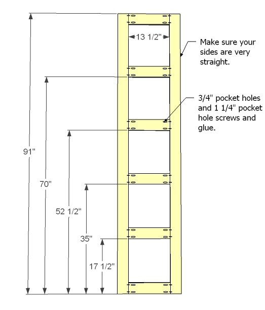 Craft Room Storage Tower — step 5