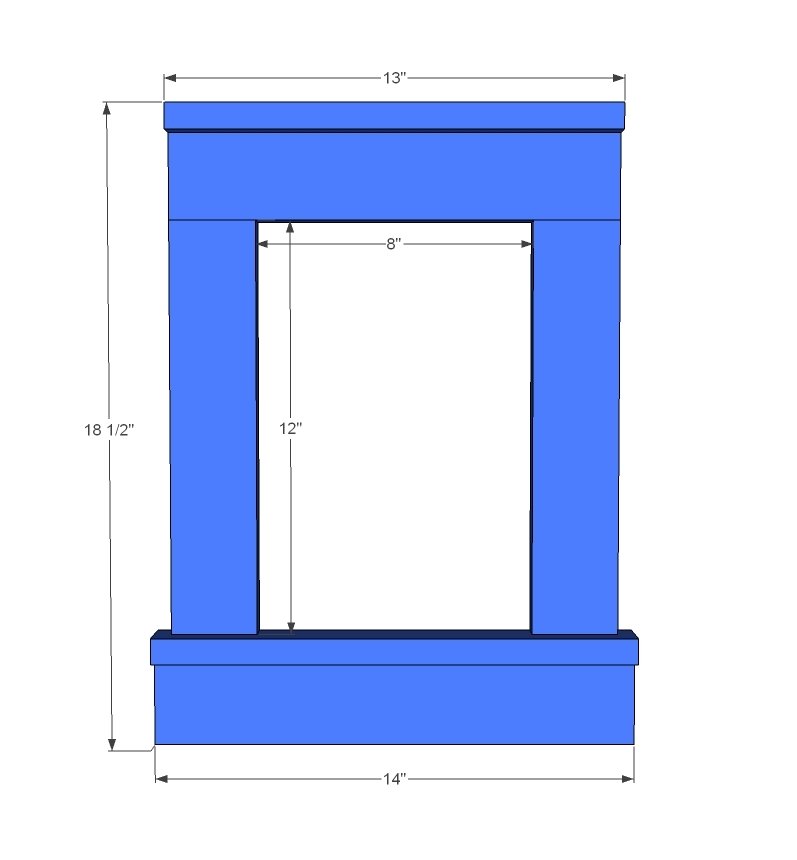 Craftsman Frame dimension diagram 1