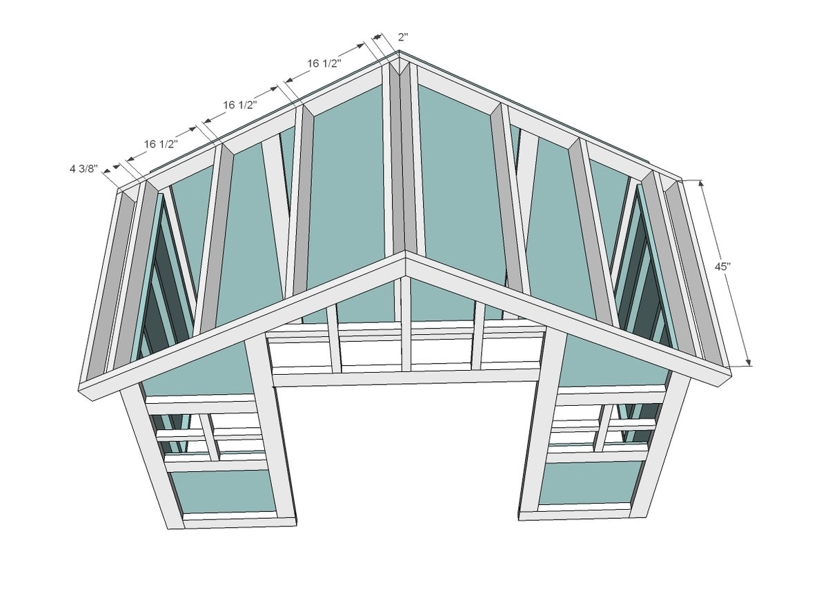 Craftsman Style Playhouse — step 4