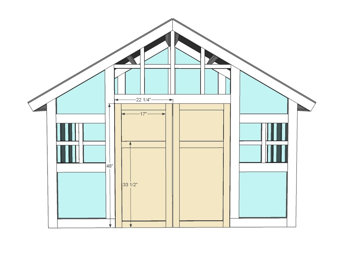 Craftsman Style Playhouse — step 6