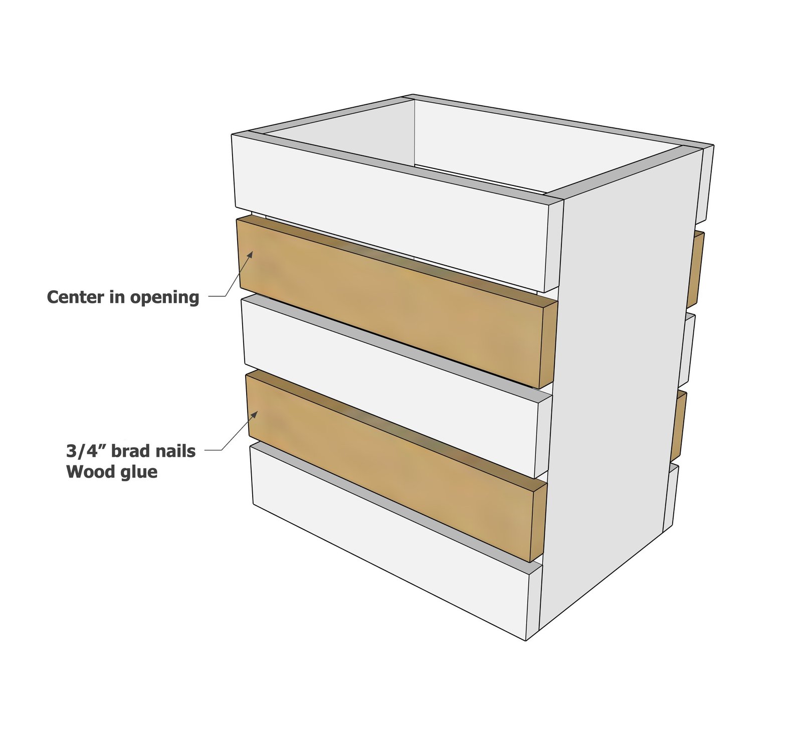 Crate Vase Holder Using 1 Cedar Fence Picket — step 3