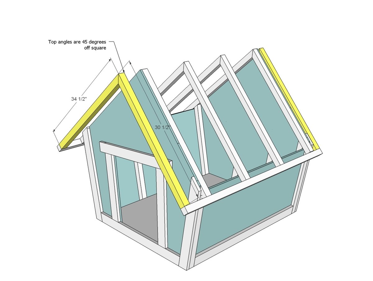 Crooked Doghouse — step 9