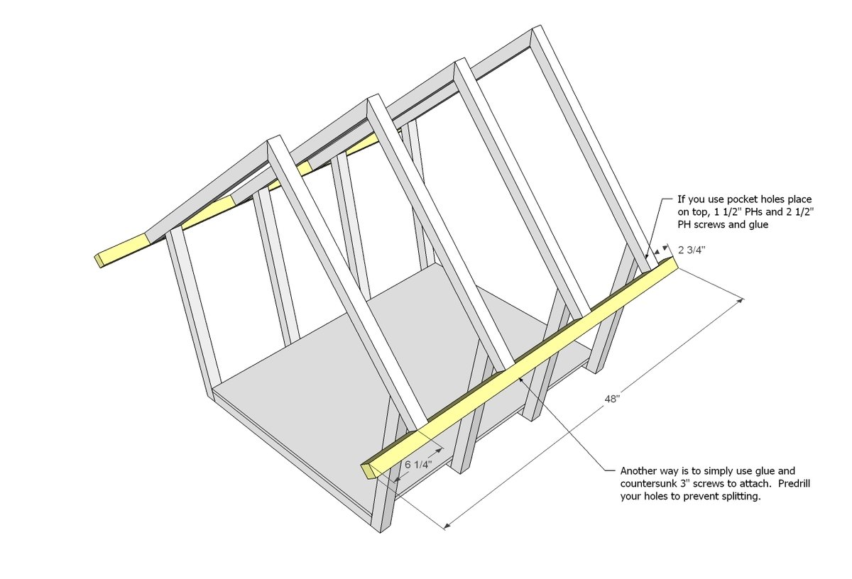 Crooked Doghouse — step 3