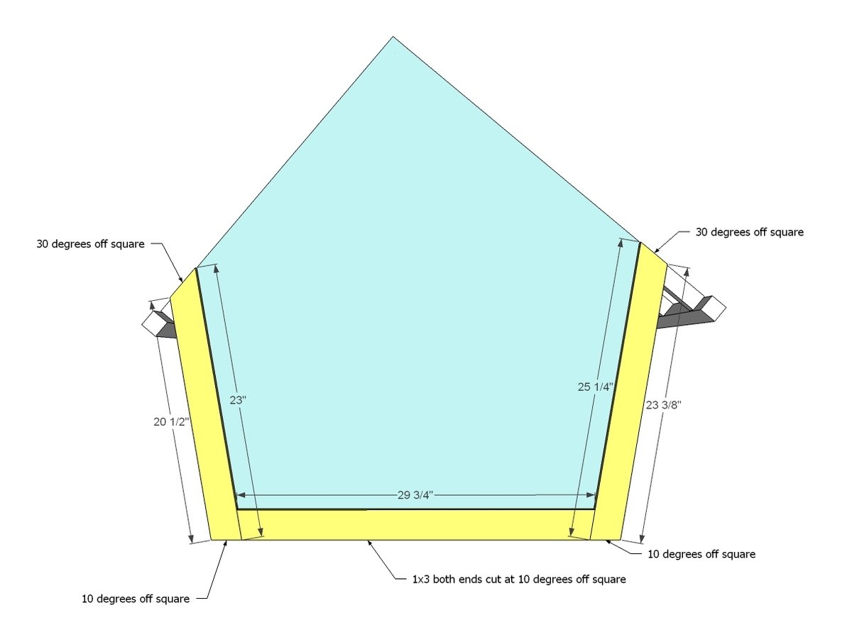 Crooked Doghouse — step 7