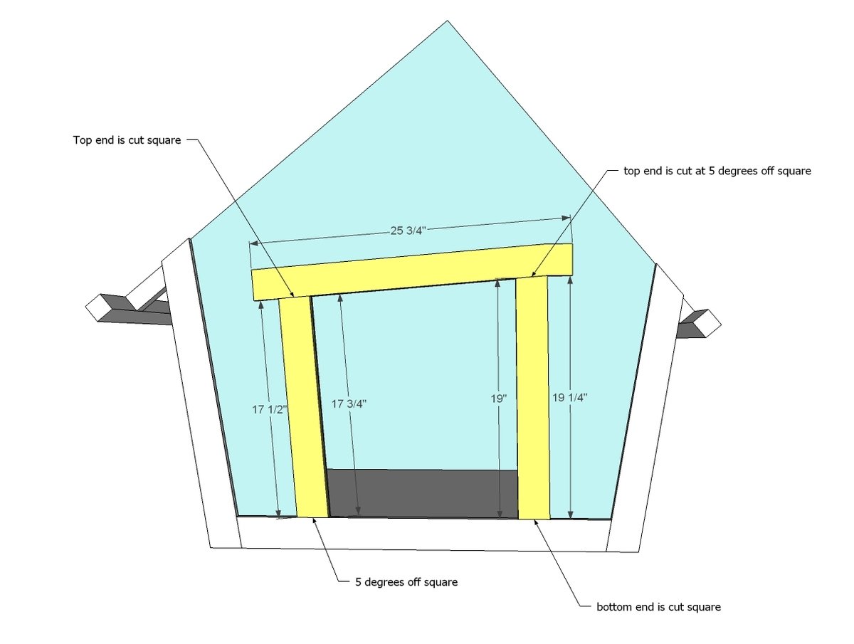 Crooked Doghouse — step 8