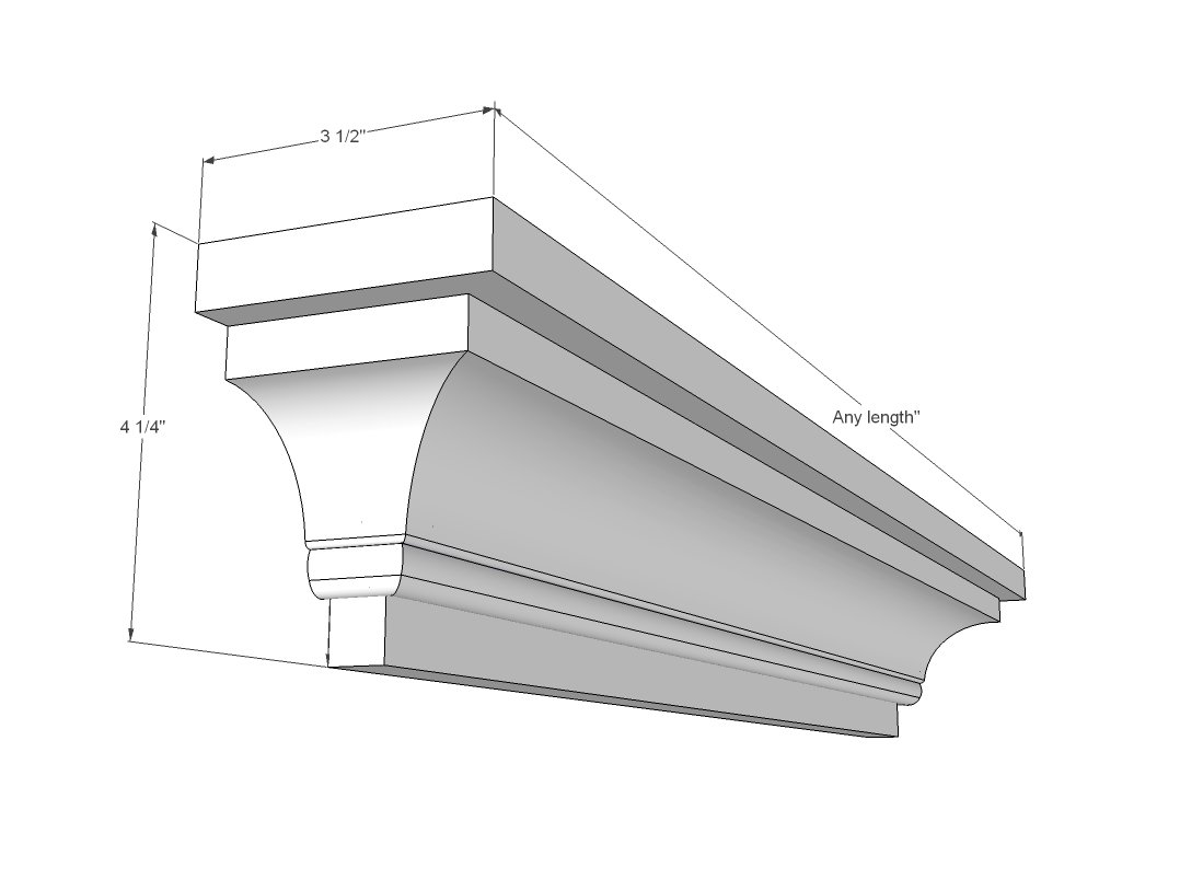 Crown Ledges dimension diagram 1
